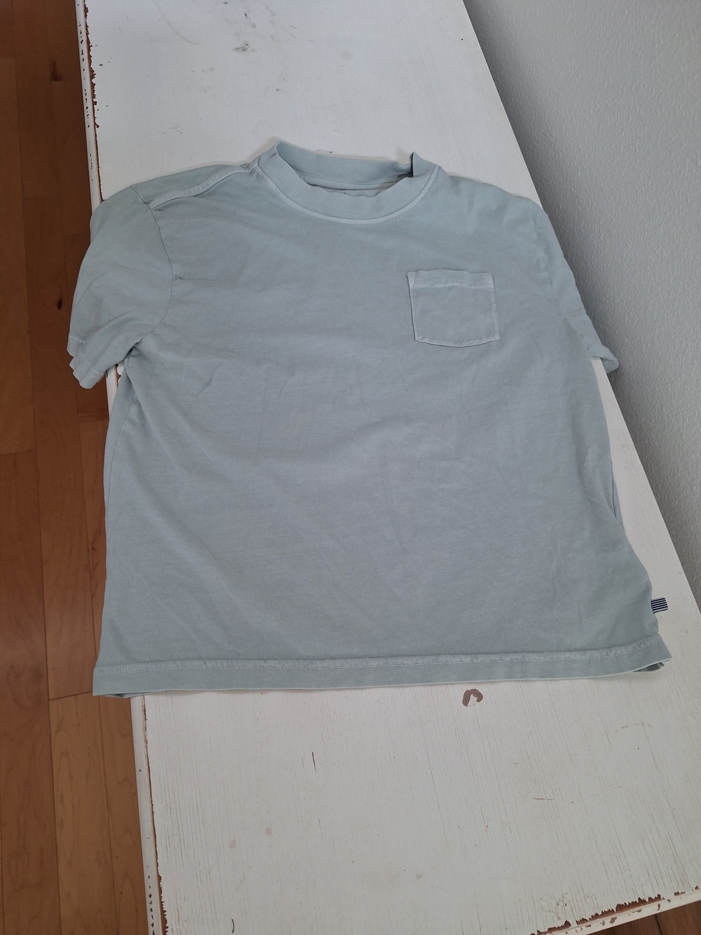 Crewcuts Light Blue Short Sleeve Tee with Chest Pocket